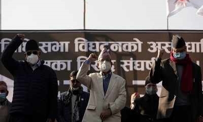 KATHMANDU: Ready to forget everything if PM Oli accepts mistakes: Madhav Nepal at protest rally