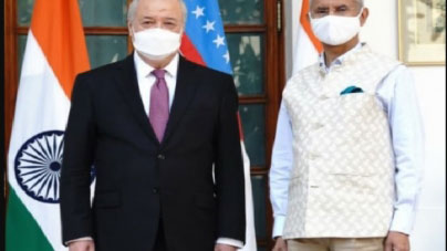 TASHKENT: External Affairs Minister meets Foreign Minister of Uzbekistan