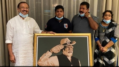 DUBAI: Indian Student In Dubai Makes Portrait Of PM Modi As Republic Day Gift