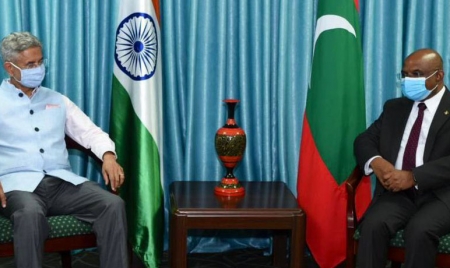 ANTANANARIVO: Phone call between External Affairs Minister and Foreign Minister of Madagascar