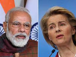 BRUSSELS: Phone call between Prime Minister Shri Narendra Modi and H.E. Ursula von der Leyen, President of the European Commission