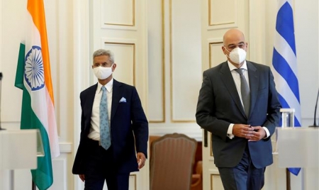 ATHENS: Joint Press Release during Visit of External Affairs Minister to Athens