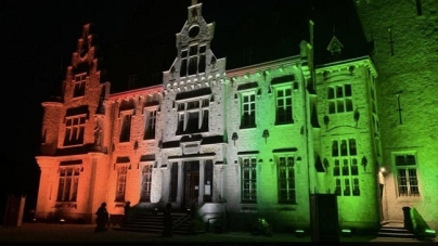 BRUSSELS: Belgium’s Iconic Building Lights Up In Tricolour, Marks India’s 75th Independence Day