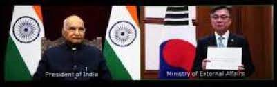 SEOUL: Envoys of four Nations present Credentials to President of India through video conference