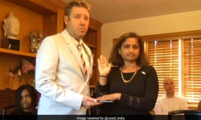 WASHINGTON: Veena Reddy Sworn In As USAID’s First Indian-American Mission Director