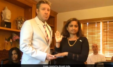 WASHINGTON: Veena Reddy Sworn In As USAID’s First Indian-American Mission Director