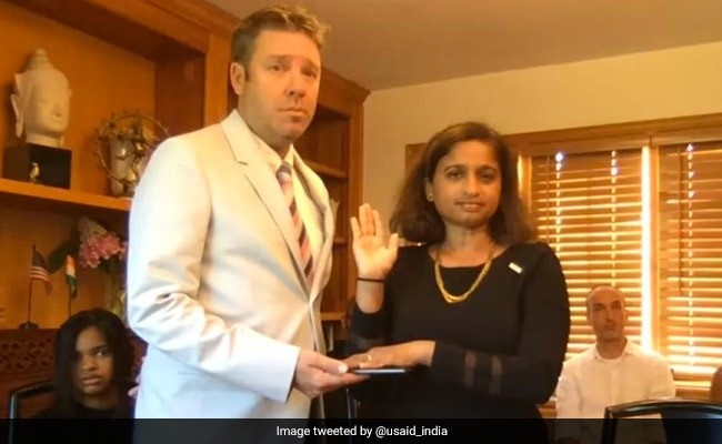 WASHINGTON: Veena Reddy Sworn In As USAID’s First Indian-American Mission Director