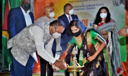 GEORGETOWN: Shared culture, friendship hailed as India observes 75 years of Independence