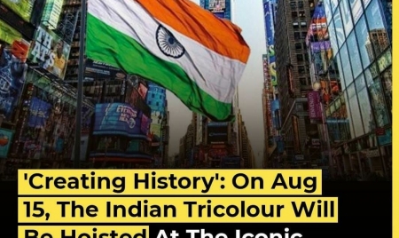 NEW YORK: Indian diaspora to hoist biggest tricolour at Times Square on Independence Day