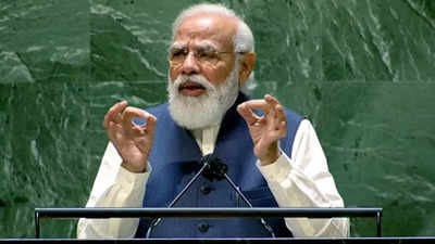 NEW YORK: Come, make in India: PM Modi woos global vaccine manufacturers