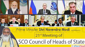 YEREVAN: 21st Meeting of SCO Council of Heads of State in Dushanbe, Tajikistan