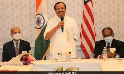 CONNECTICUT: Union Minister V Muraleedharan Meets Indian Community In US’ Connecticut