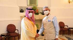 RIYADH: External Affairs Minister’s meeting with Foreign Minister of Kingdom of Saudi Arabia