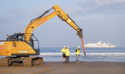 LONDON: Massive’ transatlantic data cable landed on beach in Bude