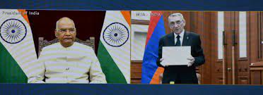 LJUBLJANA: Envoys of four Nations present Credentials to the President of India