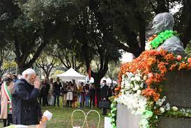 ROME: Press Release on Prime Minister’s Tribute at the bust of Mahatma Gandhi