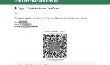 LONDON: Guernsey vaccination barcodes will automatically update