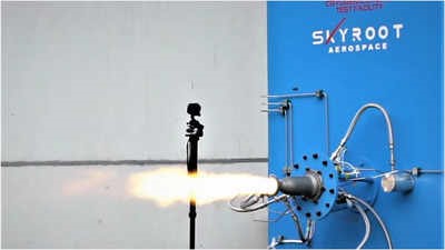 PARIS: Desi space startup test-fires India’s first privately built, 3D-printed cryo engine