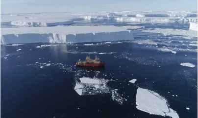 BUENOS AIRES : Antarctic glacier heading for dramatic change