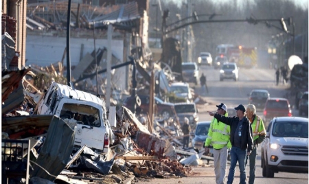 WASHINGTON : US tornadoes Is climate change to blame?