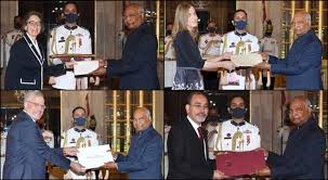 HAVANA: Envoys of four Nations present credentials to the President of India