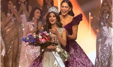 MUMBAI: “Namaste, Universe!”India’s Harnaaz Sandhu crowned Miss Universe 2021