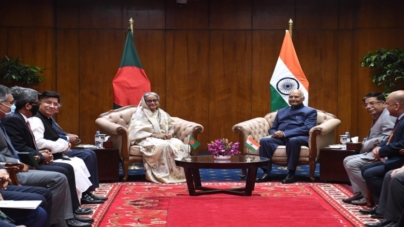 DHAKA : President of India attends bilateral meetings during his visit to Bangladesh