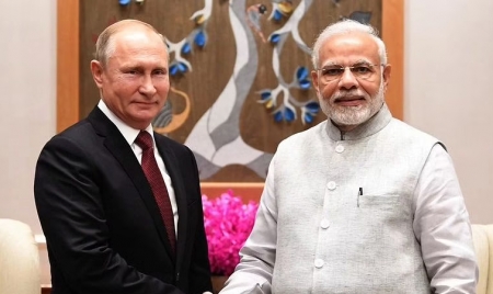 MOSCOW : Telephone conversation between Prime Minister Shri Narendra Modi and His Excellency Vladimir Putin, President of the Russian Federation