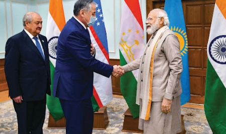 BISHKEK : Call on Prime Minister by Foreign Ministers of Central Asian countries