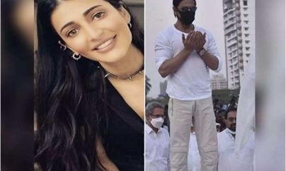 MUMBAI : Shruti Haasan appreciates Shah Rukh Khan for paying tribute to Lata Mangeshkar