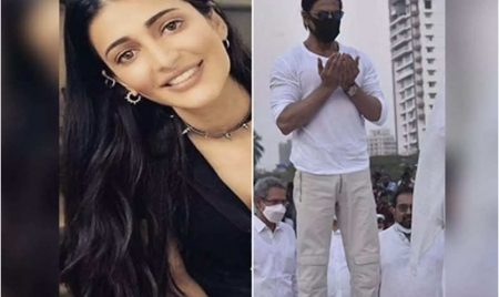 MUMBAI : Shruti Haasan appreciates Shah Rukh Khan for paying tribute to Lata Mangeshkar
