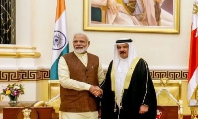 MANAMA : Prime Minister speaks on telephone with Crown Prince and Prime Minister, Kingdom of Bahrain