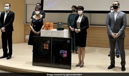 SINGAPORE CITY: Indian-Origin Singapore Artist’s Works Are Orbiting Earth On Board ISS