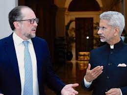 VIANNA: Visit of H.E. Mr. Alexander Schallenberg, Federal Minister for European and International Affairs, Republic of Austria to India