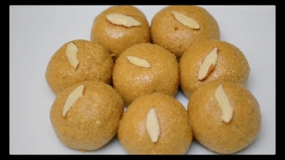 Besan Oats Ladoo Recipe