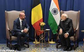 BRUSSELS: Phone call between Prime Minister Shri Narendra Modi and H.E. Charles Michel, President of the European Council