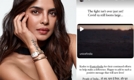 PARIS: Priyanka Chopra joins UNICEF to raise awareness on COVID-19.