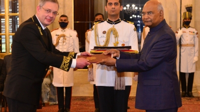 MOSCOW: Envoys of five nations present credentials to President of India