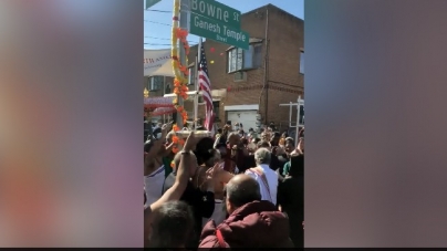 NEW YORK: Big Moment As New York Street Named After Renowned Ganesh Temple
