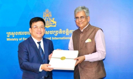 PHNOM PENH: Visit of Secretary (East) to Cambodia