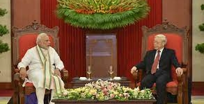 HANOI: Phone call between Prime Minister Shri Narendra Modi and H. E. Mr. Nguyen Phu Trong, General Secretary of the Communist Party of Vietnam