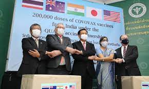 BANGKOK: Vaccine hand over to Thailand under Quad Vaccine Partnership