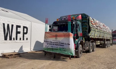 KABUL: Signing of second agreement between India and UNWFP to donate wheat to Afghanistan