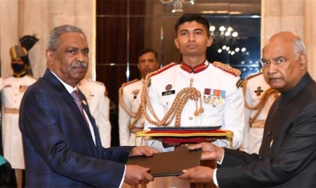 KHARTOUM: Envoys of three Nations present credentials to President of India