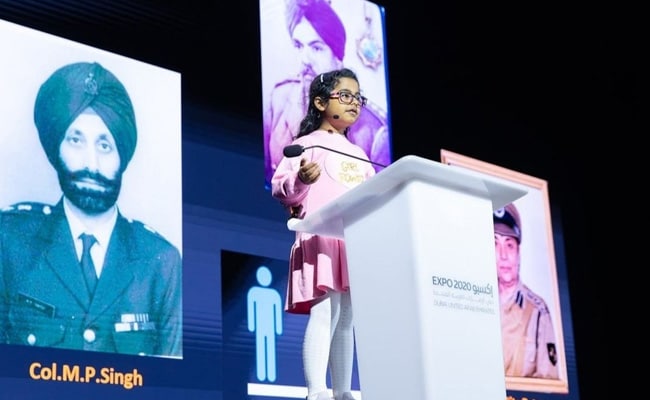 DUBAI: Indian-American Girl, 6, Becomes Youngest World Expo Speaker