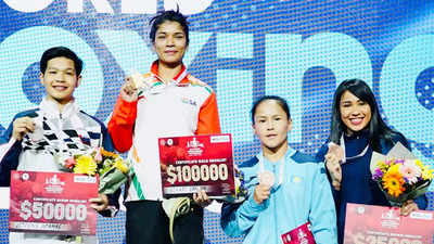 BANGKOK: Nikhat Zareen scripts history, clinches gold at Women’s World Boxing Championships