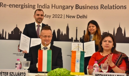 BUDAPEST: Visit of H.E. Mr. Péter Szijjártó, Minister of Foreign Affairs & Trade (MFAT), Hungary to India