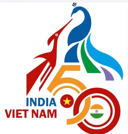 HANOI: Joint Logo for the Celebration of 50 years of India-Vietnam Diplomatic Relations
