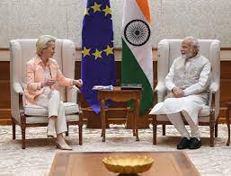 BRUSSELS: Meeting of Prime Minister with President of European Commission on the sidelines of G-7 Summit