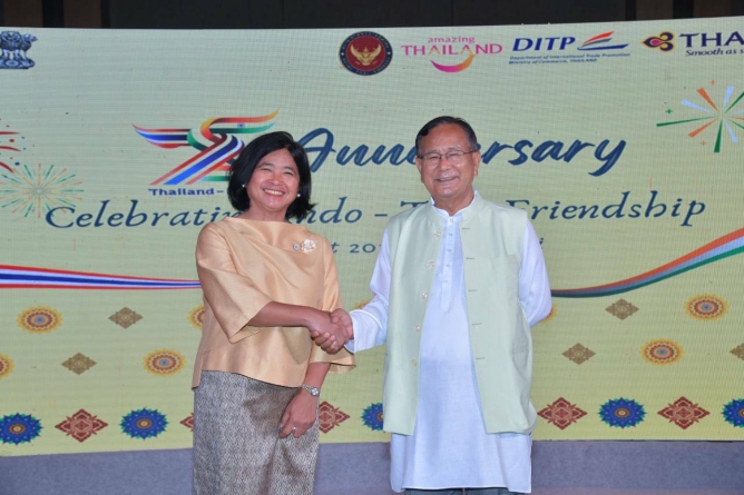BANGKOK : Reception Dinner hosted by Thai Embassy in New Delhi on the theme of “75th Anniversary: Celebrating Indo-Thai Friendship” (August 01, 2022)